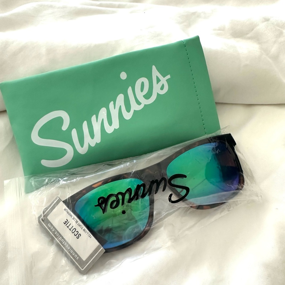 Sunnies Studios Sunglasses with Blue Tint Lenses